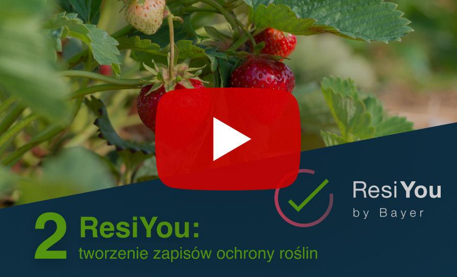 2. ResiYou: tworzenie zapisów ochrony roślin